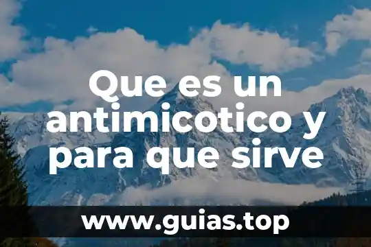 Que es unidad animal 7 Que es un antimicotico y para que sirve
