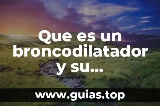 Que es el pensamiento y la acción estrategica 3 Que es un broncodilatador y su mecanismo de accion