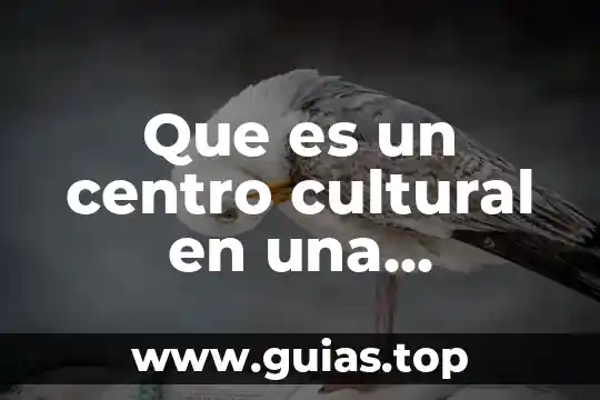 Que es ser de la comunidad lgbt 8 Que es un centro cultural en una comunidad