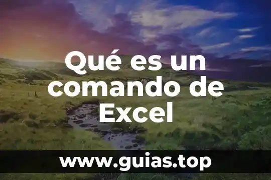 Para que es el comando mls qos trust cos 5 Qué es un comando de Excel