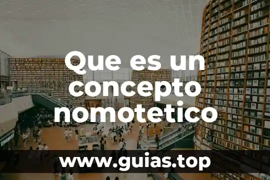 Que es el concepto mg en los cheques de maestros 7 Que es un concepto nomotetico