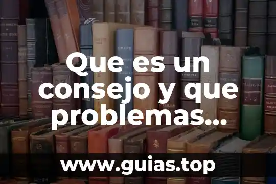 Que es la peticion de problemas 8 Que es un consejo y que problemas atiende