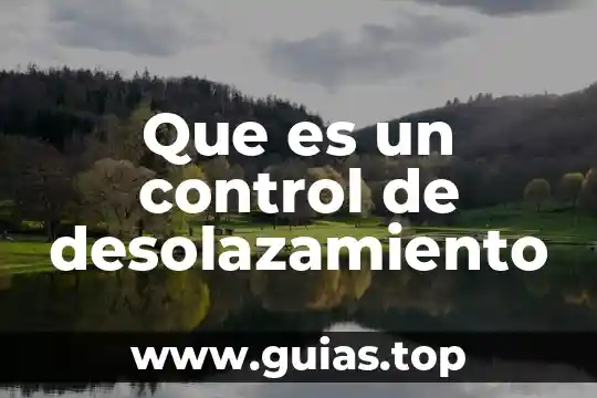 Que es velocidad tipos 4 Que es un control de desolazamiento