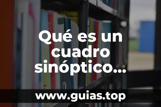 Que es un cuadro sinoptico de tipos de inventarios 3 Qué es un cuadro sinóptico cortos para niños