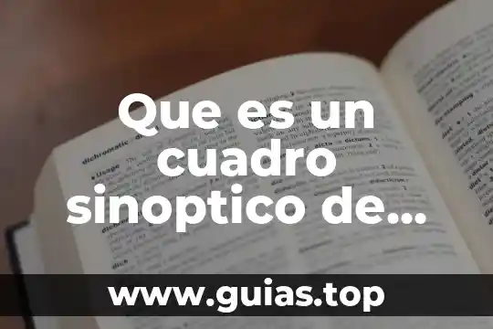 Cuadro sinóptico que es 5 Que es un cuadro sinoptico de tipos de inventarios