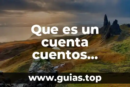 Qué es el cartero definición 8 Que es un cuenta cuentos apunte interactivo