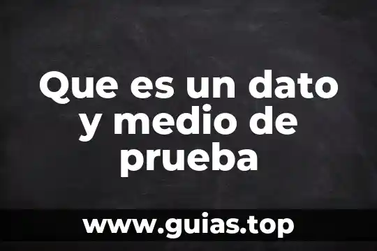 Que es un dato para bases de datos en access 8 Que es un dato y medio de prueba