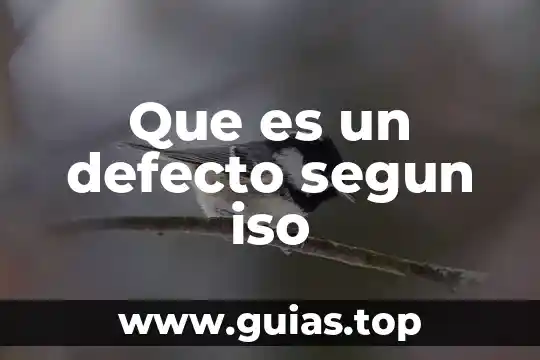 Iso 4120 2004 prueba triángulo que es 8 Que es un defecto segun iso