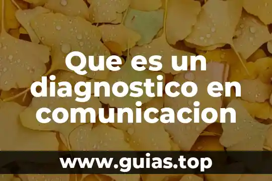 Para que es evaluación de examen diagnóstico 4 Que es un diagnostico en comunicacion
