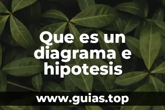 Que es pruebas de hipótesis aplicadas en el área administrativa 4 Que es un diagrama e hipotesis