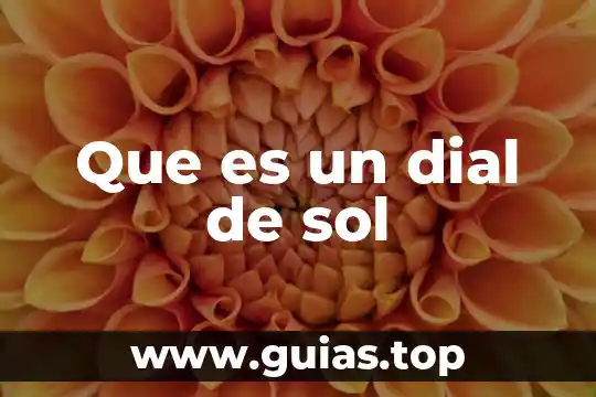 Que es un recurso disponible 5 Que es un dial de sol