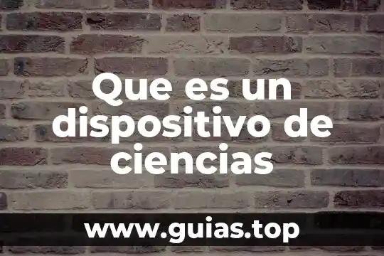 Qué es el número de parte de un dispositivo electrónico 3 Que es un dispositivo de ciencias