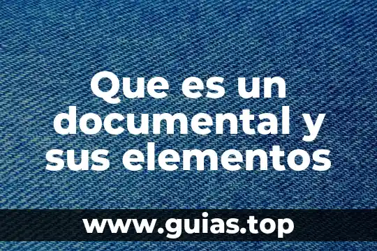 Qué es robótica documental 3 Que es un documental y sus elementos