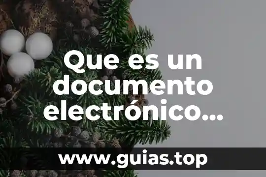 Que es bromatologia concepto 7 Que es un documento electrónico textual