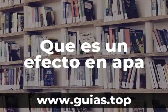 Que es una banda y sus tipos 8 Que es un efecto en apa