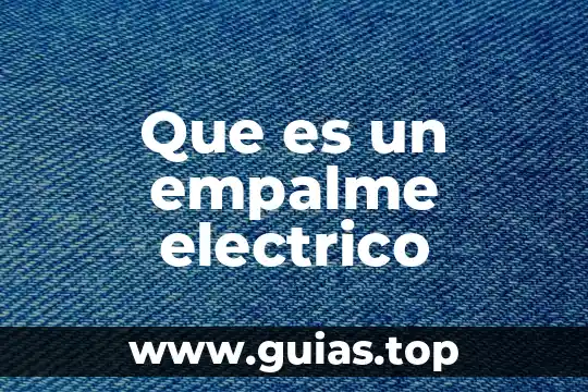 Que es diplo electrico 3 Que es un empalme electrico