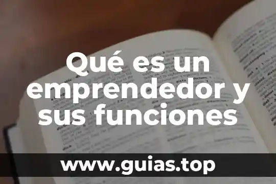 Que es la celula animal estructura partes y funciones 5 Qué es un emprendedor y sus funciones