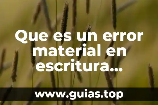 Que es la presentación y conclusión de un texto argumentativo 3 Que es un error material en escritura publica