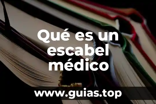 Que es una jornada medico asistencial 4 Qué es un escabel médico