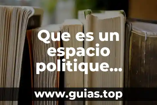 Que es un talisman del espacio 6 Que es un espacio politique significa espacio economico