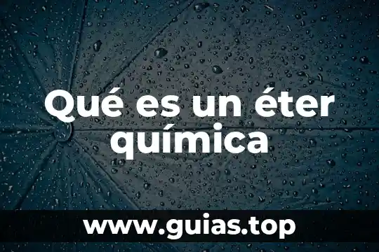 Que es mmhg en quimica 6 Qué es un éter química
