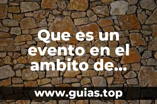 Que es un evento compuesto de matemáticas 5 Que es un evento en el ambito de matematicas