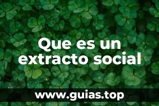 Qué es una carpeta interna en informática 6 Que es un extracto social