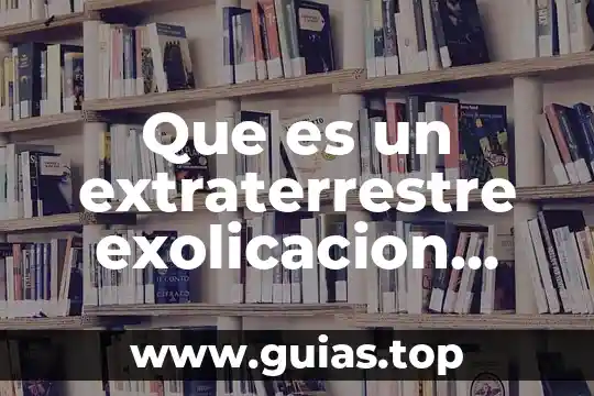 Que es un folio para niños 8 Que es un extraterrestre exolicacion para niños