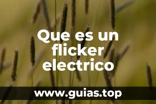 Que es rango en un circuito electrico 5 Que es un flicker electrico