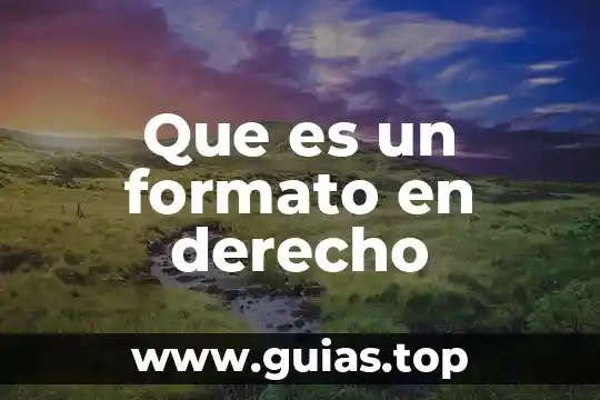 Ejemplos de lo que es la justicia 6 Que es un formato en derecho