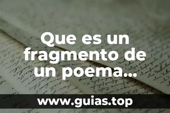 Qué es paradoja y ejemplo 6 Que es un fragmento de un poema ejemplo