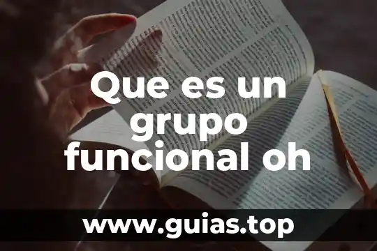 Que es un grupo de conciencia ambiental 7 Que es un grupo funcional oh