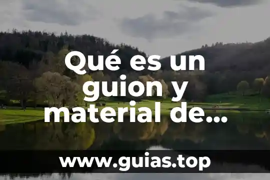 Que es parasitismo animal 8 Qué es un guion y material de exposición