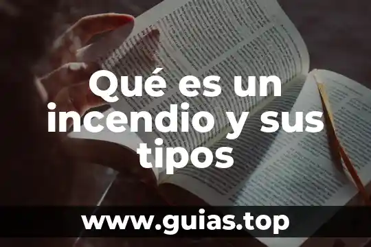 Que es cortar el fuego en un incendio forestal 3 Qué es un incendio y sus tipos