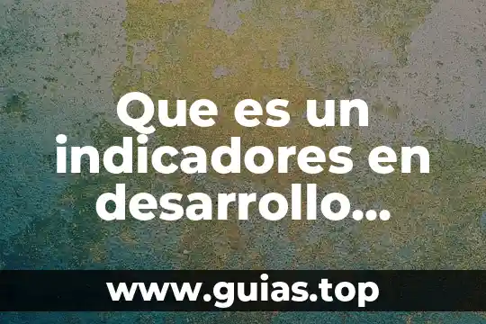 Que es ser un lider empresarial 4 Que es un indicadores en desarrollo empresarial
