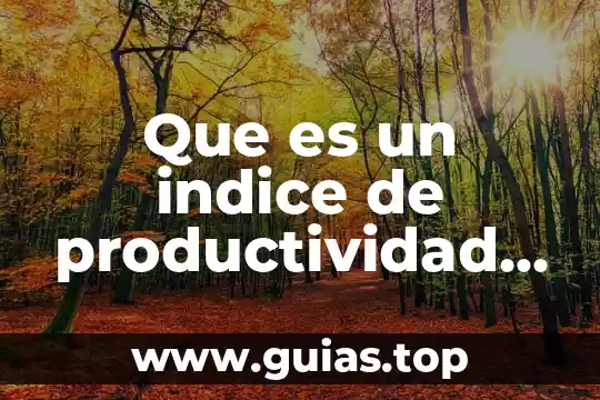Que es un examen medico ocupacional 7 Que es un indice de productividad por area ocupacional