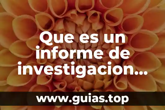 Qué es la investigación en línea definición 7 Que es un informe de investigacion definicion.de