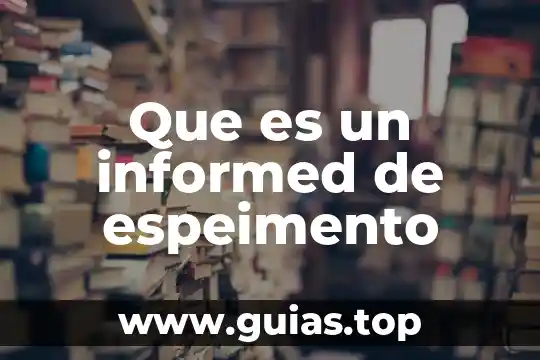 Que es el precio por unidad de concepto 6 Que es un informed de espeimento