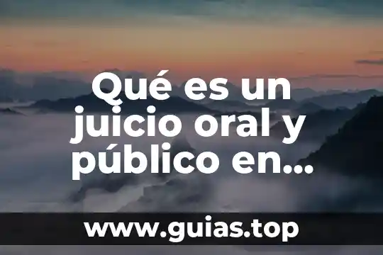 Qué es déficit público definición 3 Qué es un juicio oral y público en Venezuela
