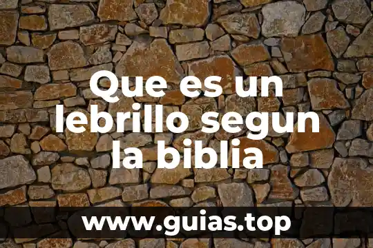 Que es ser un ministro segun la biblia 8 Que es un lebrillo segun la biblia