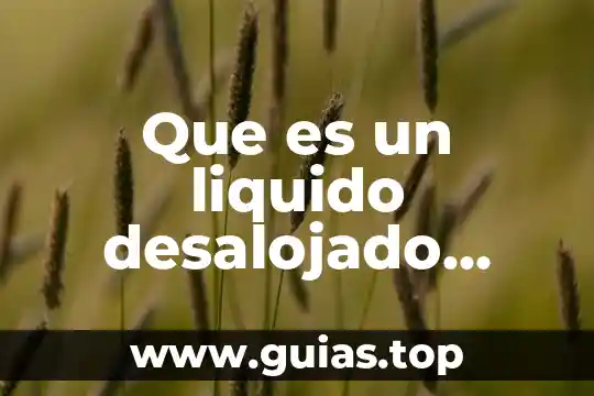 Qué es un número con signo 4 Que es un liquido desalojado ejemplos
