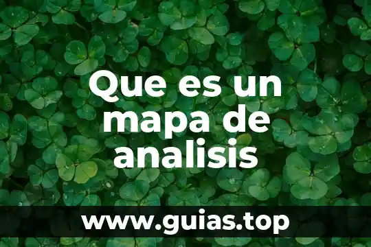 Que es un mapa de analisis