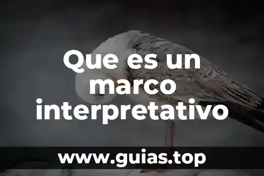 Tesis que es el marco epidemiológico 6 Que es un marco interpretativo