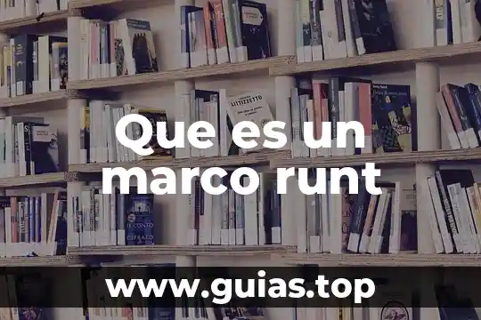 Que es marco muestral en matemática 8 Que es un marco runt