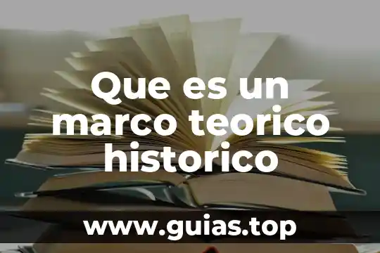 Que es el marco teórico y sus tipos 6 Que es un marco teorico historico