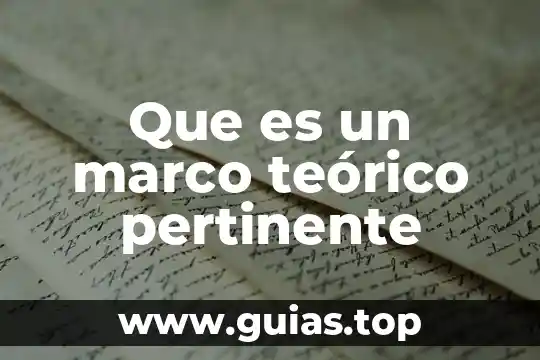 Que es marco muestral en matemática 4 Que es un marco teórico pertinente