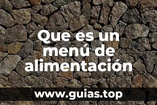 Que es el tronco en la figura humana 7 Que es un menú de alimentación