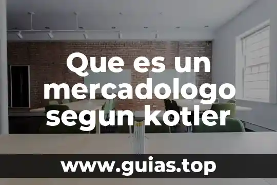 Kotler que es un plan de crisis 7 Que es un mercadologo segun kotler