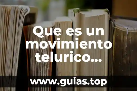 Que es la dostacia en un ejemplo de movimiento 3 Que es un movimiento telurico trepidatorio