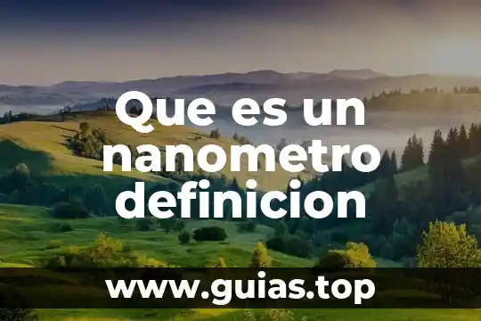 Qué es el control previo definición 3 Que es un nanometro definicion
